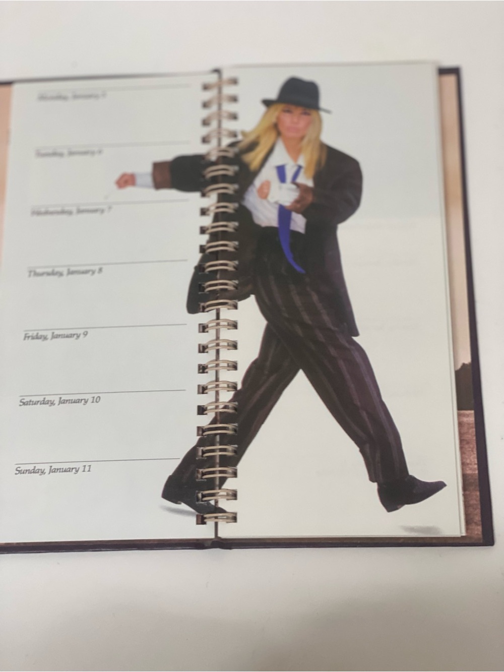 Virginia Slims 1987 Book of Days Engagement Calendar Vintage Ephemera No Writing - Picture 4 of 12